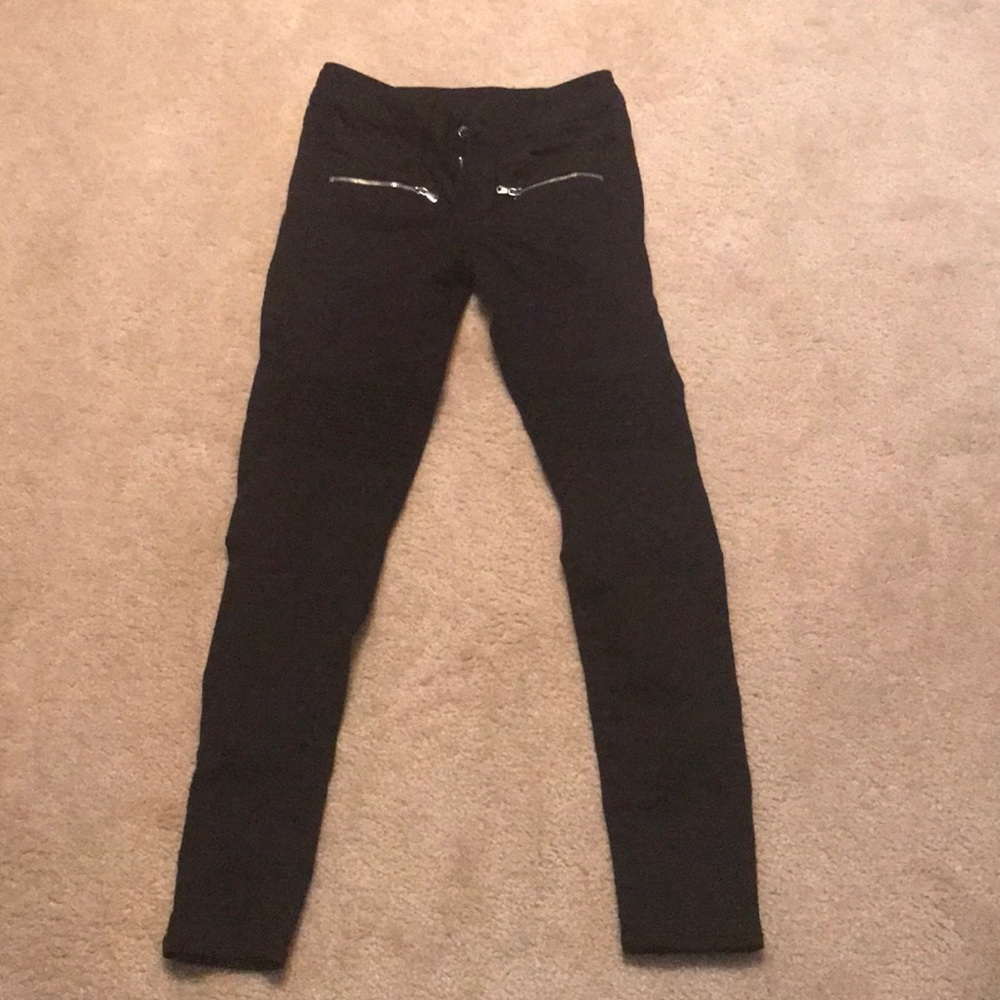 H&M Women’s Black Moto Jeans